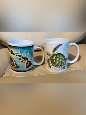 (2) Hawaii Ceramic Coffee Mugs